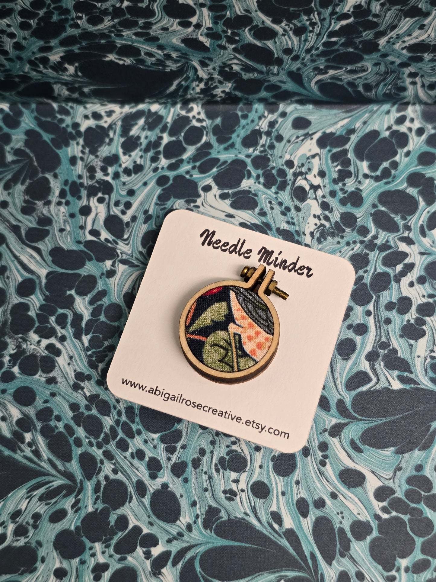 Needle Minder - William Morris Fabric - small