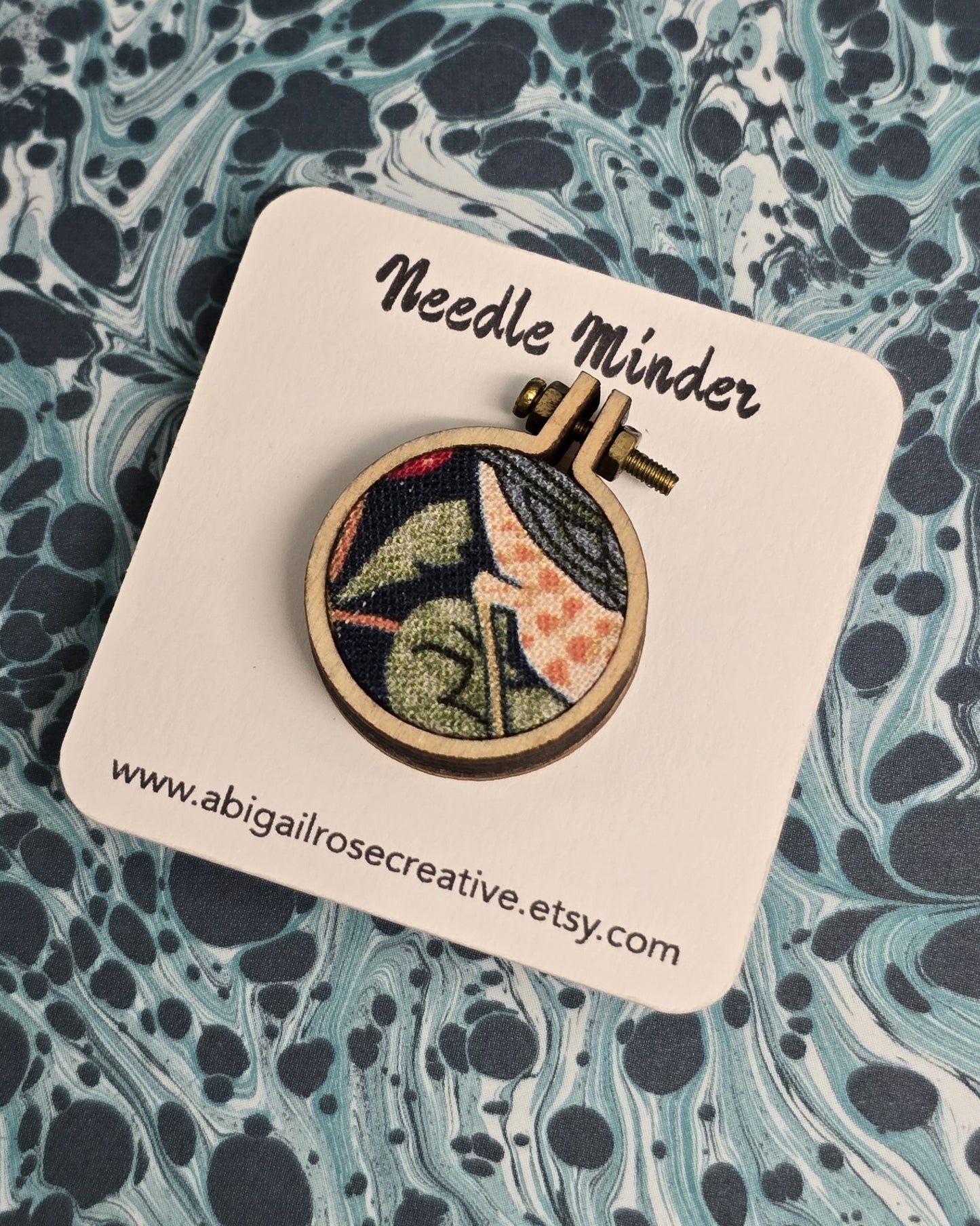Needle Minder - William Morris Fabric - small