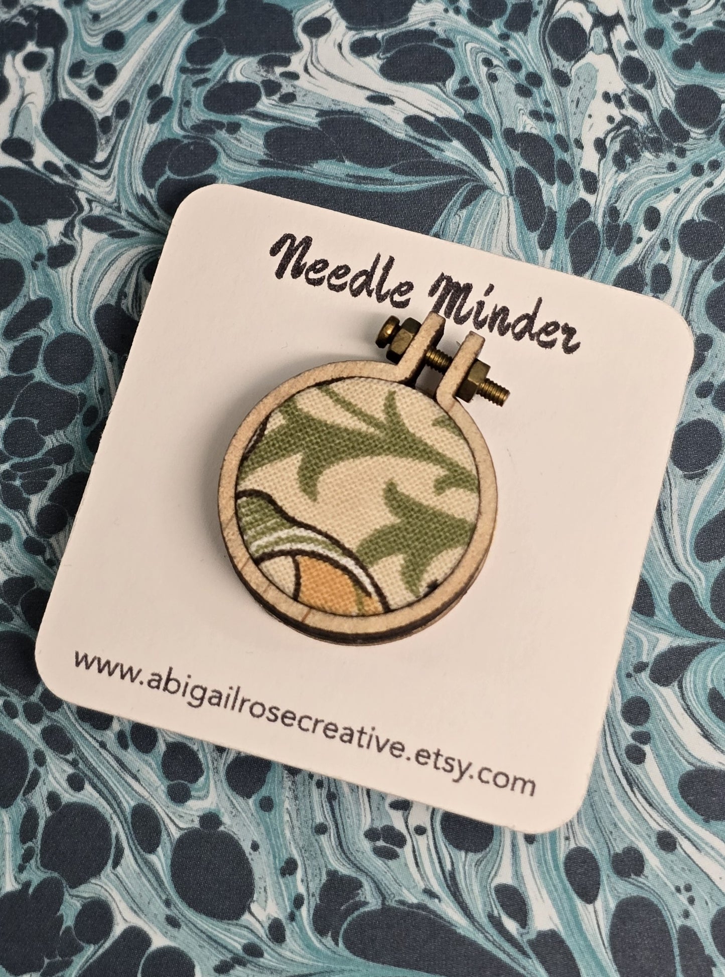 Needle Minder - William Morris Fabric - small