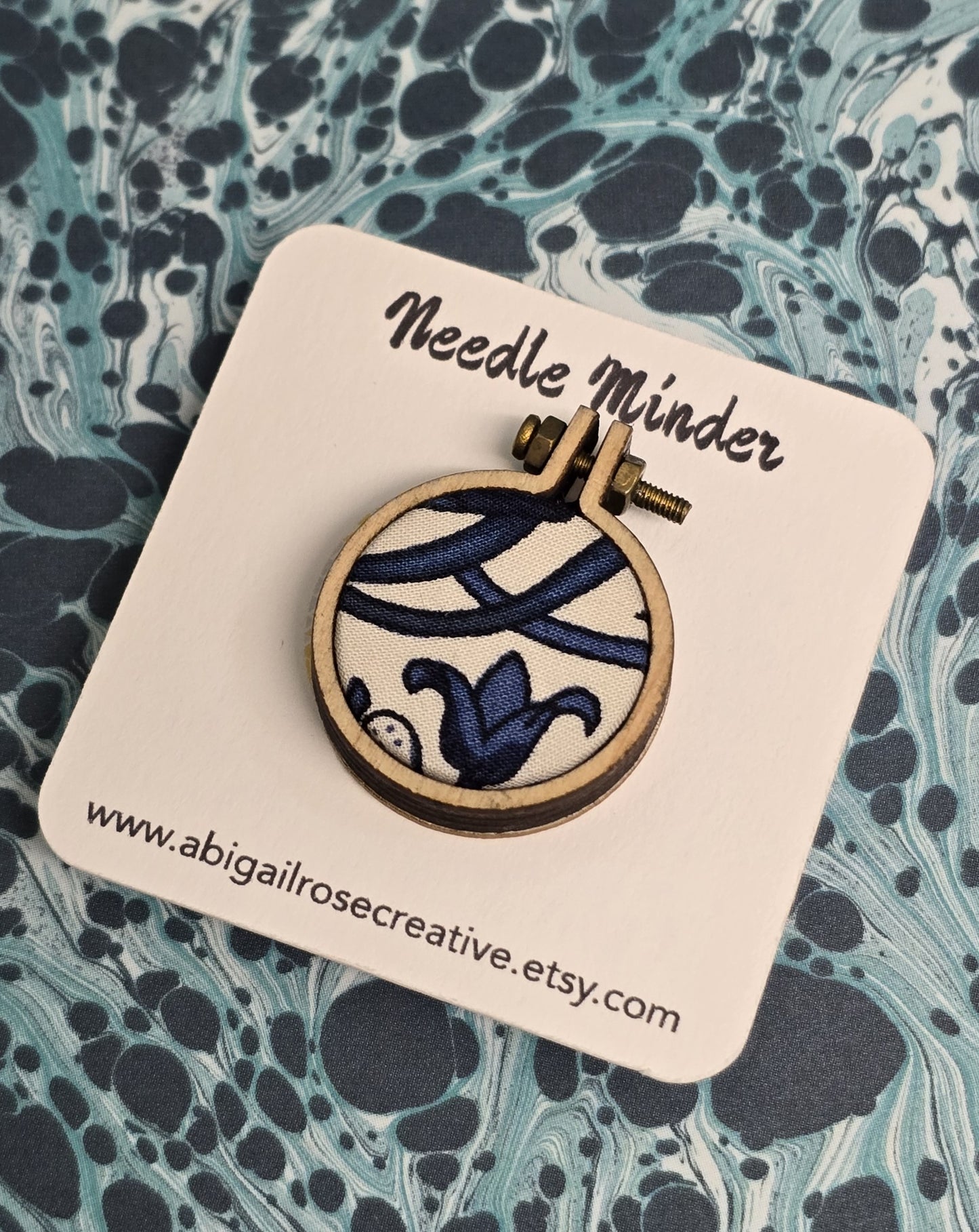 Needle Minder - William Morris Fabric - small
