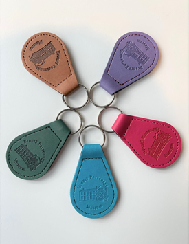 Leather Brontë Keyring