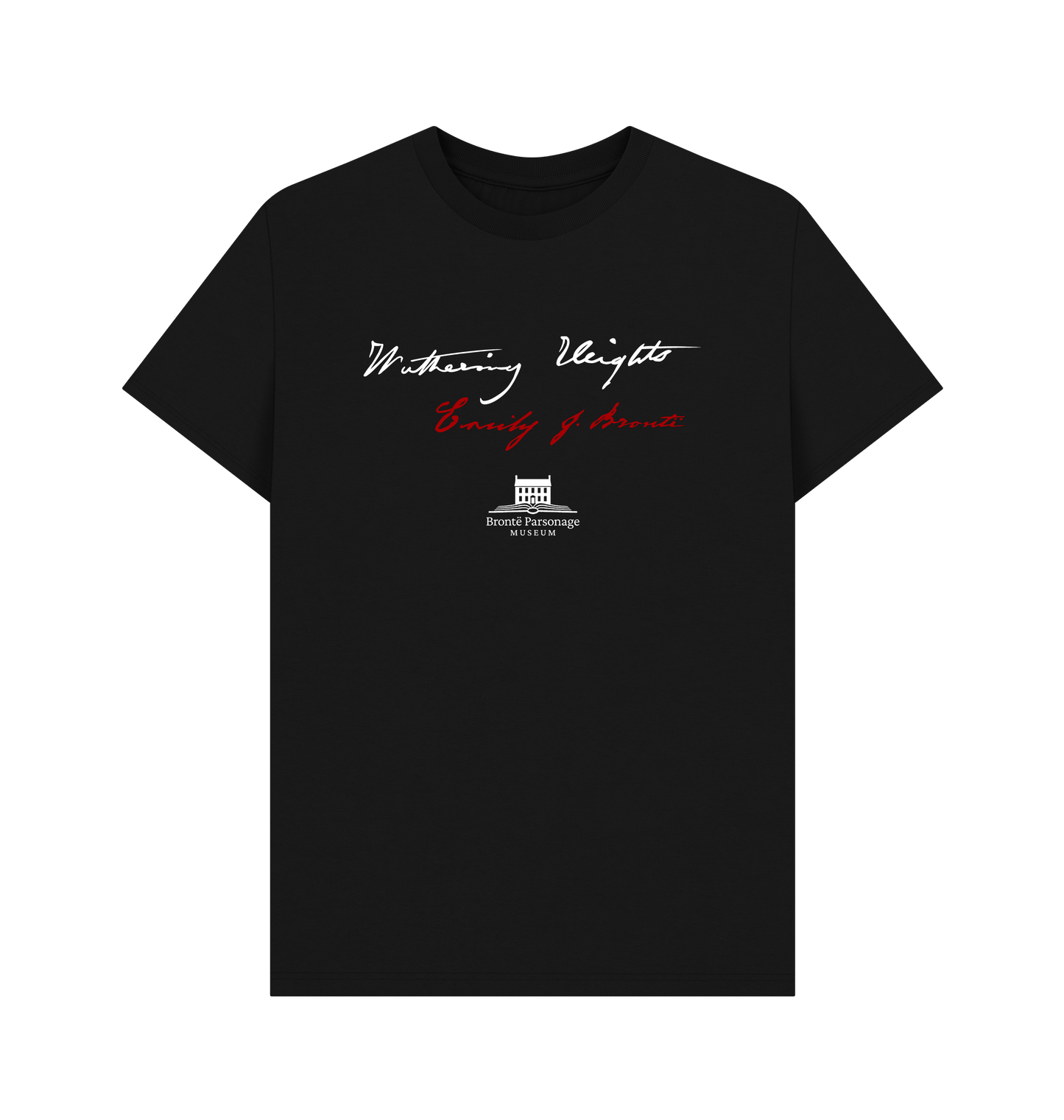 Black Printed T-shirt Front