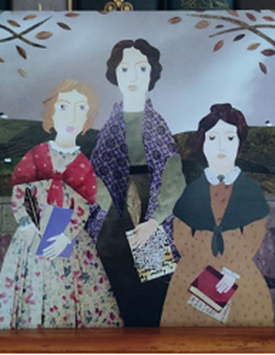 Amanda White Greetings Card: Brontë Sisters of Haworth