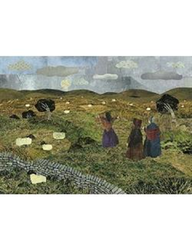 Amanda White Greetings Card: The Evening Walk