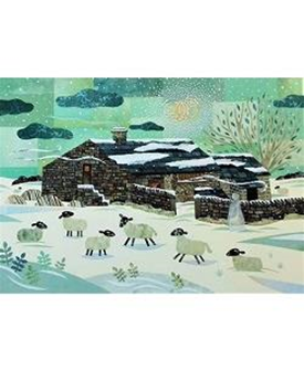 Amanda White Greetings Card: Wild December