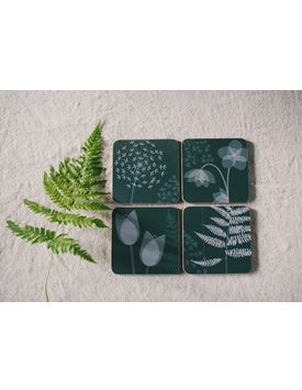 Coasters: Charlotte's Garden, by Hannah Nunn