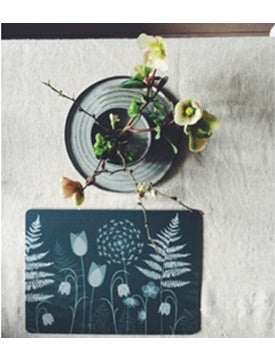 Placemats: Charlotte's Garden, by Hannah Nunn