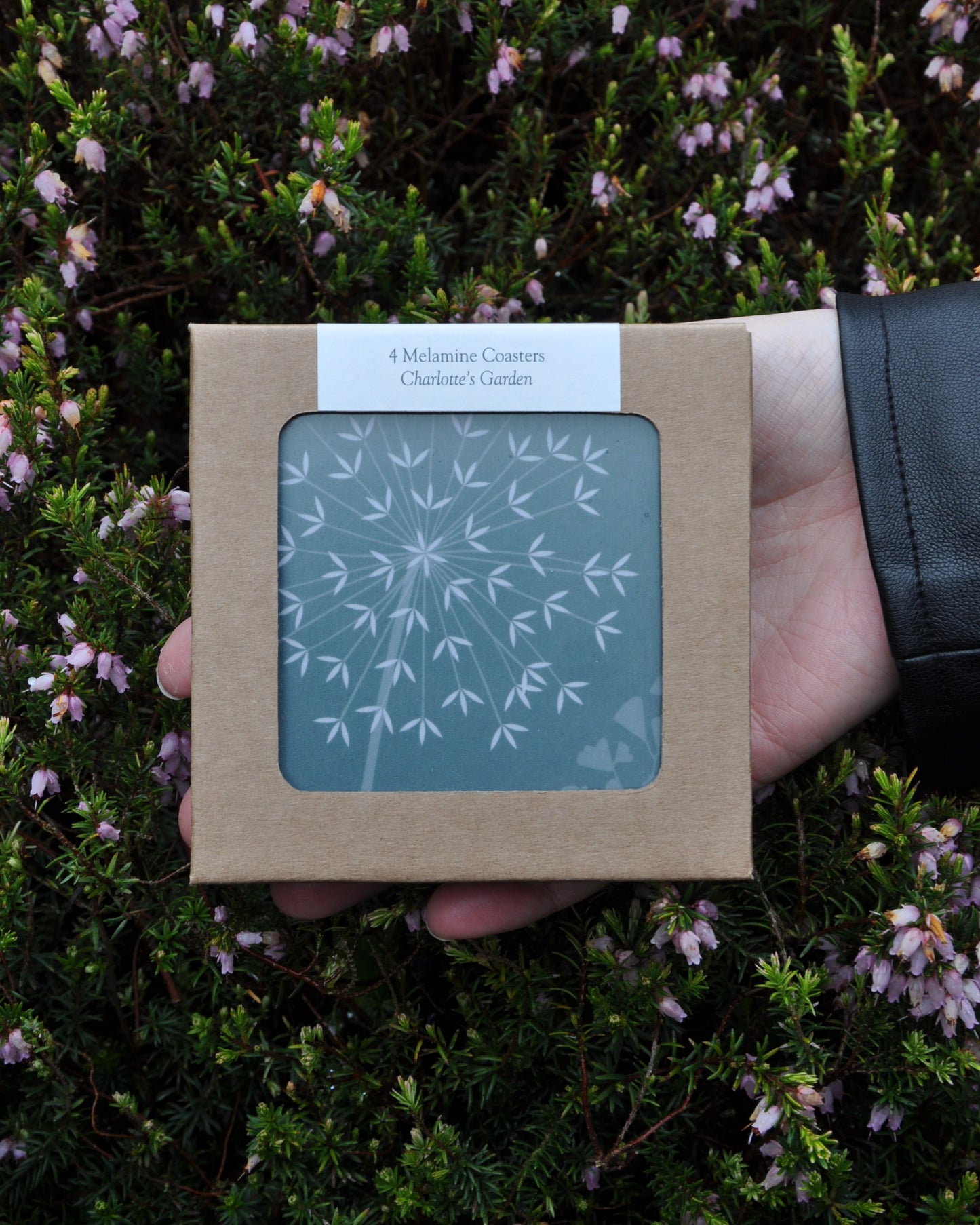 Coasters: Charlotte's Garden, by Hannah Nunn