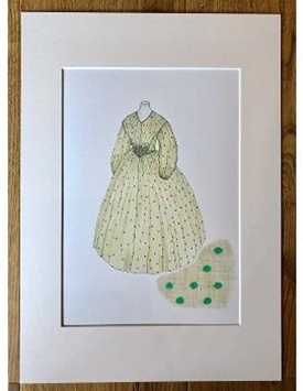 Eleanor Houghton Print: Charlotte Brontë’s Barège Dress