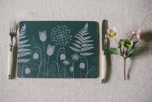 Placemats: Charlotte's Garden, by Hannah Nunn