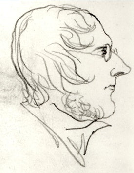Poster: Self Portrait - Branwell Caricature