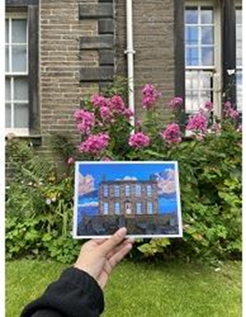 Ramlah Qureshi - Sunlit Parsonage Postcard