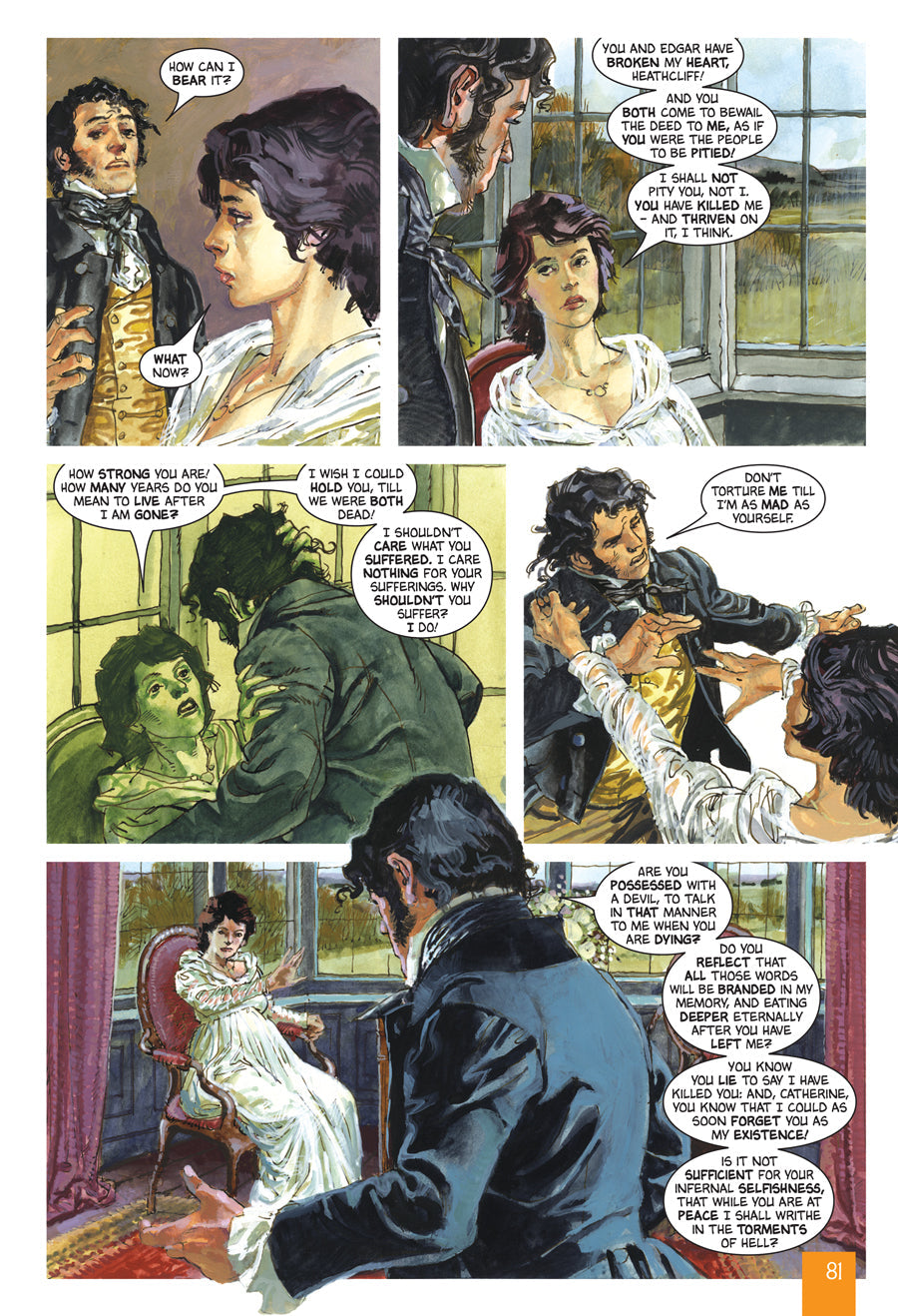 Classical Comics: Wuthering Heights Graphic Novel: Original Text