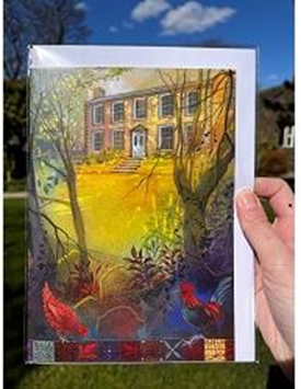 Sun on the Parsonage, by Kate Lycett: Greetings Card