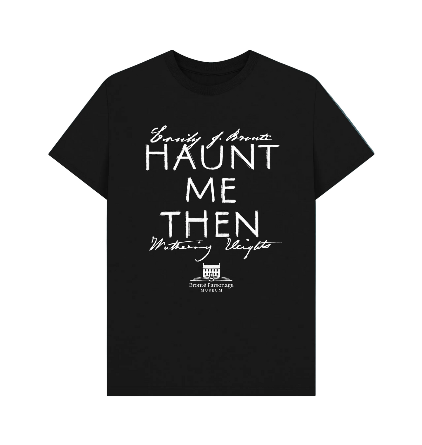 Black Printed T-shirt Front