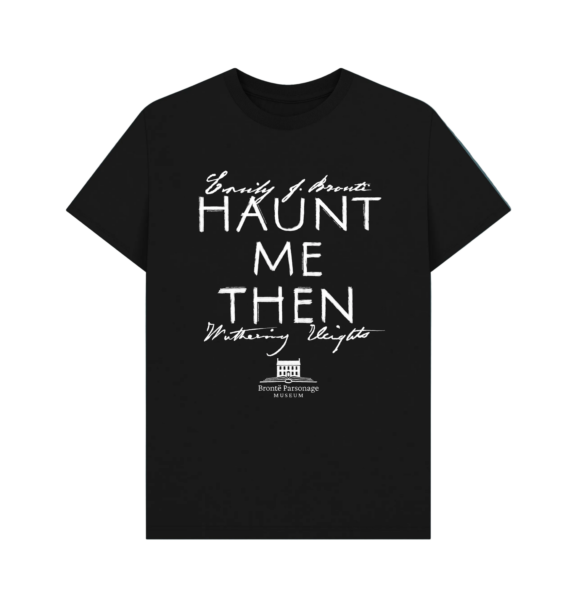 Black Printed T-shirt Front