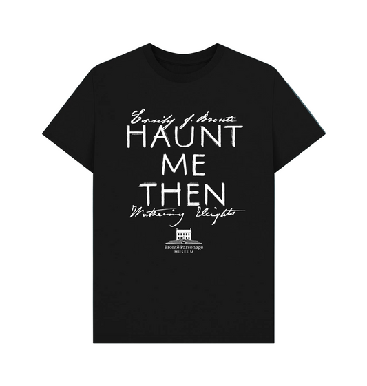 Black Printed T-shirt Front