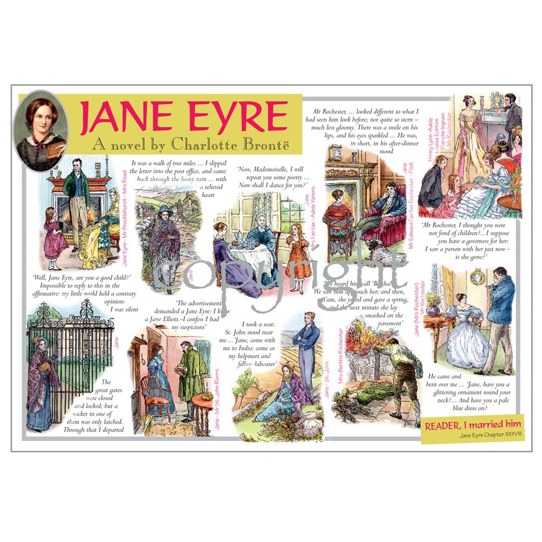 Novel Card: Jane Eyre