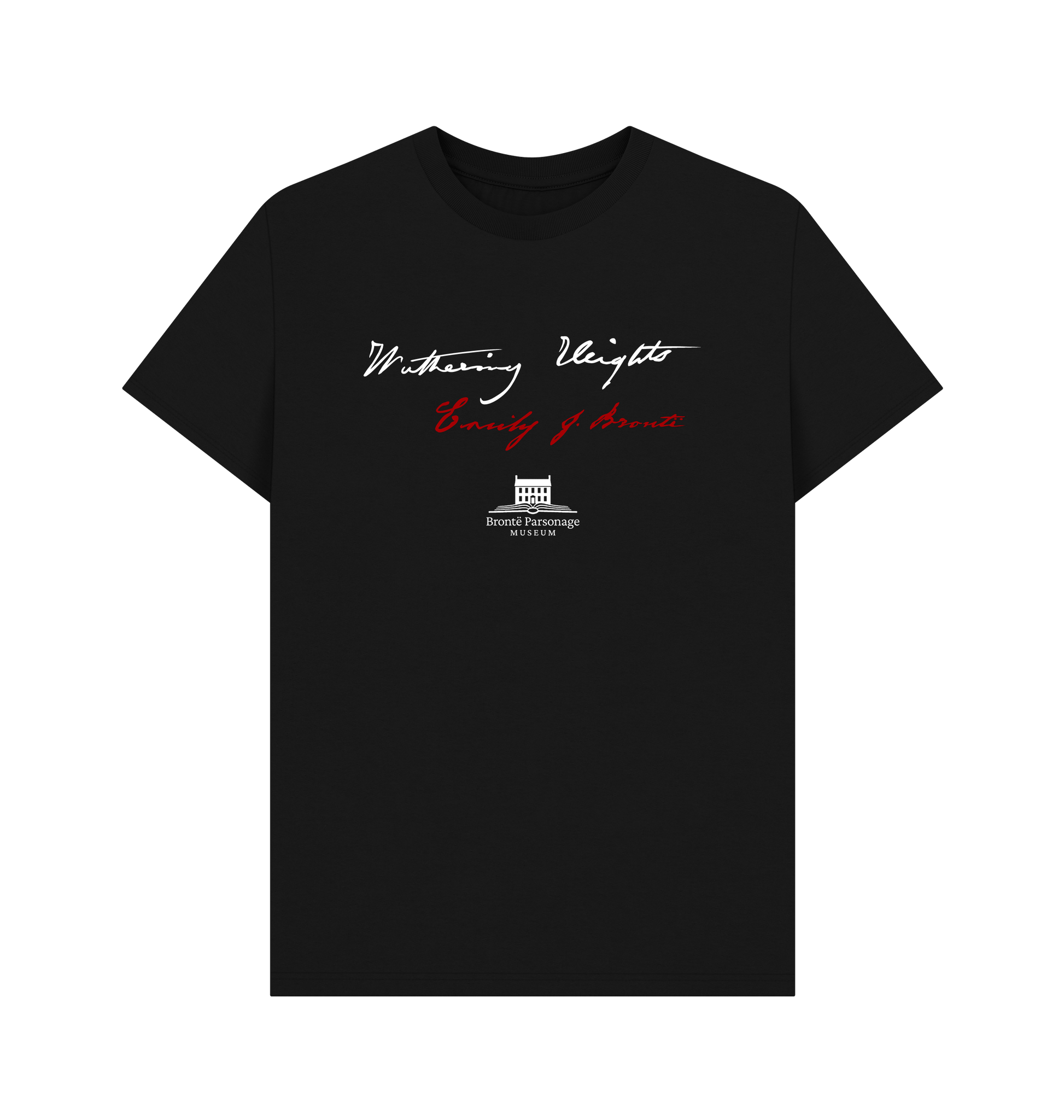 Black Printed T-shirt Front