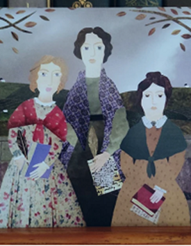 Amanda White Greetings Card: Bronte Sisters of Haworth