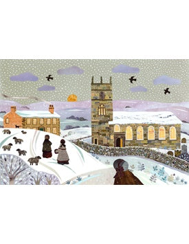 Amanda White Greetings Card: Haworth Winter