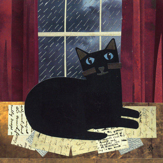 Amanda White Print: Black Tom at Home