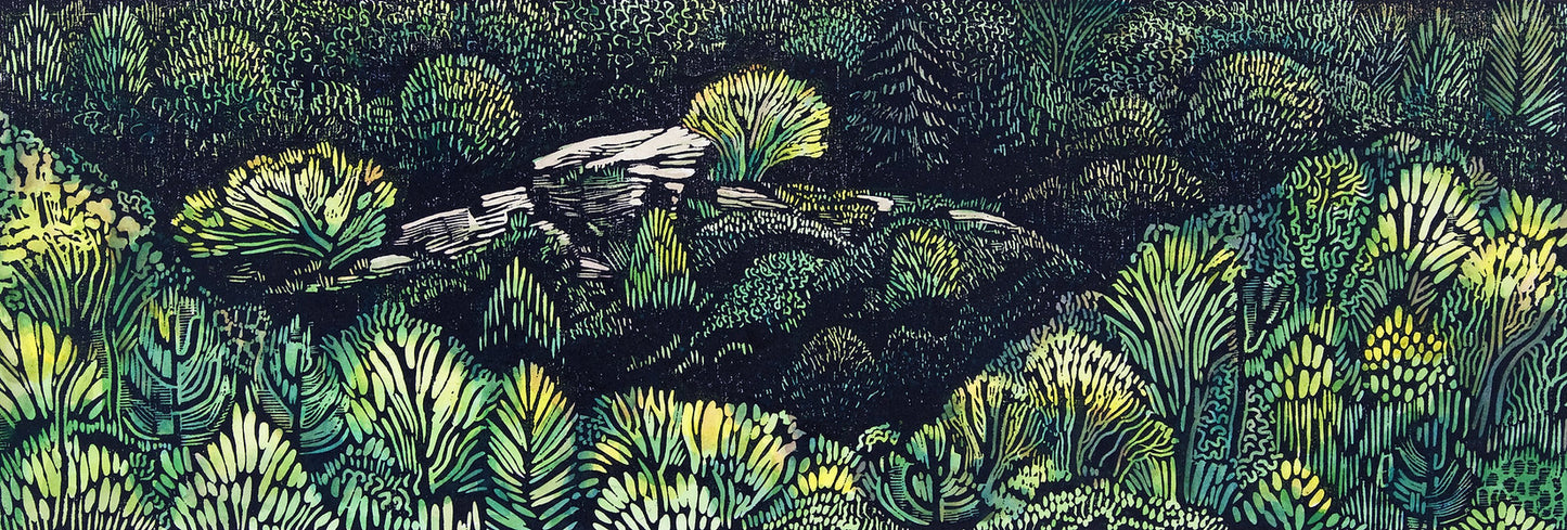 Print: Hardcastle Craggs by Angie Rogers