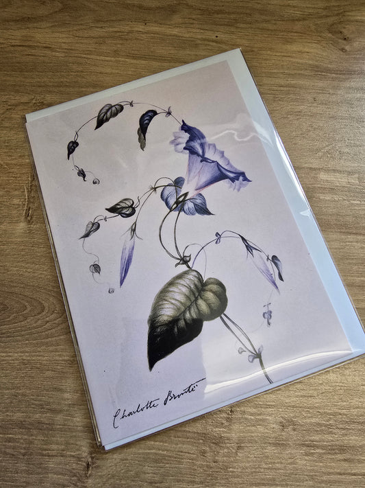 Botanicals: Blue Convolvulus Greetings Card