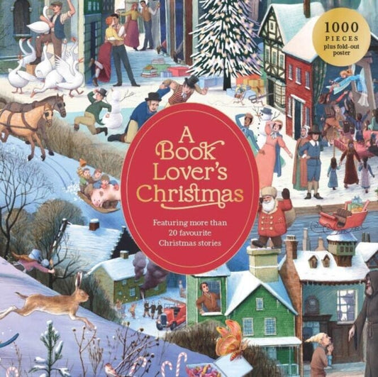 A Book Lover's Christmas : A 1000-piece jigsaw puzzle