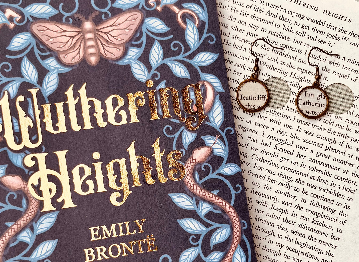 From Our Cabin - Bronze Hook Earrings - Catherine & Heathcliff