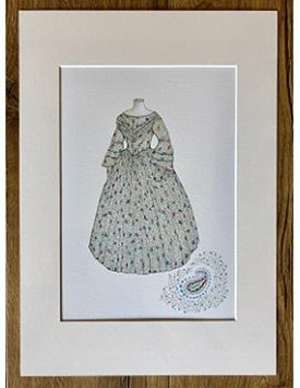 Charlotte Brontë’s Paisley Dress Print