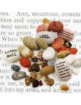 Anne Brontë 200: Pebbles Greetings Card