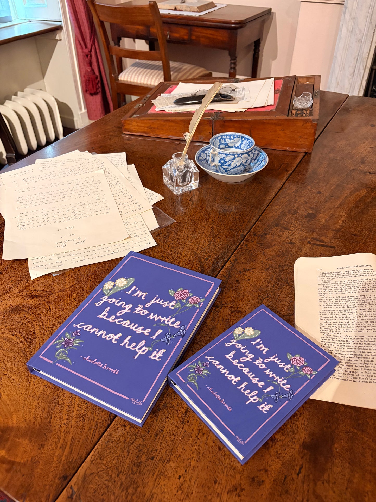 Charlotte Brontë Quote  Notebook - A5