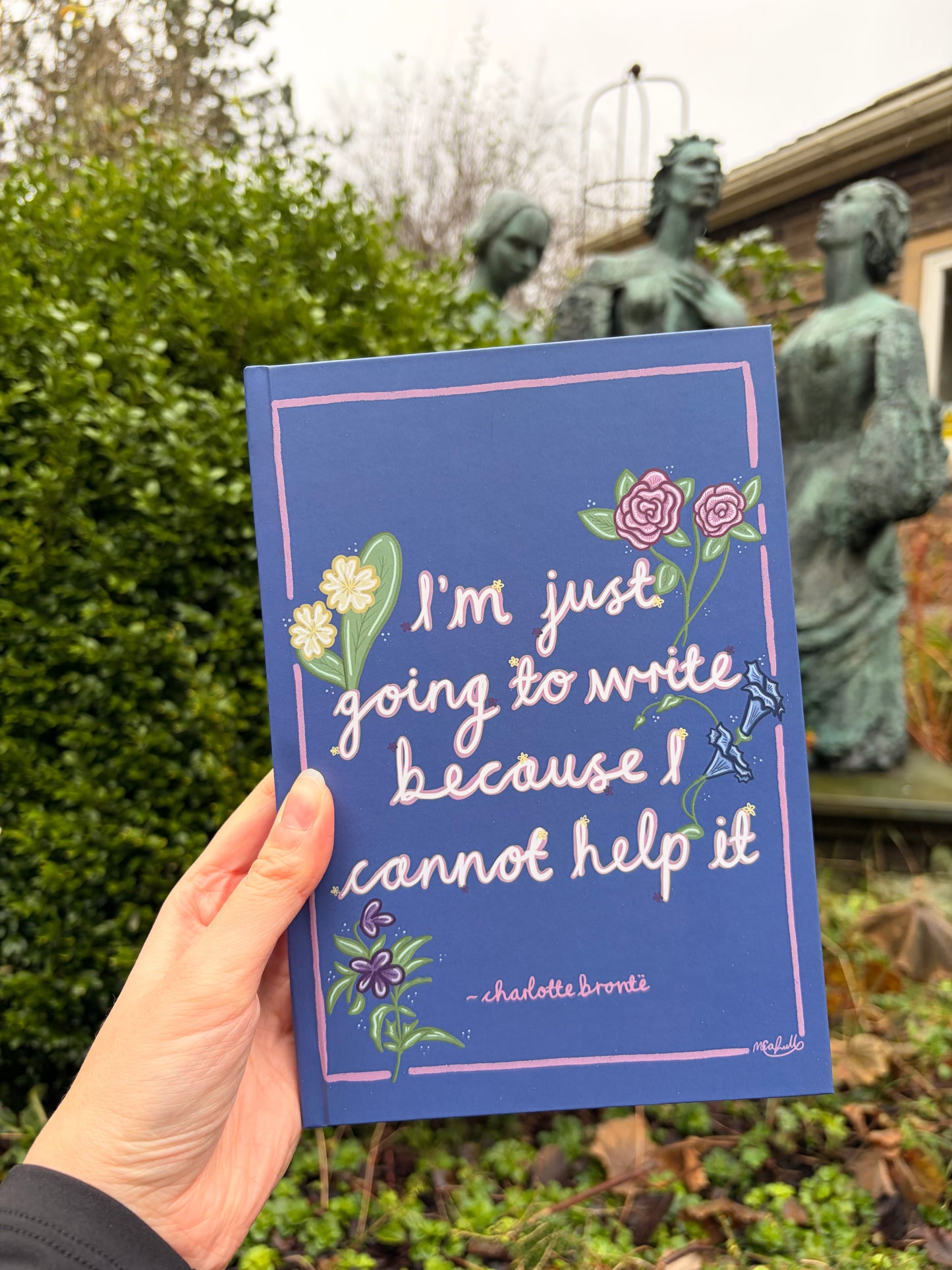 Charlotte Brontë Quote  Notebook - A5