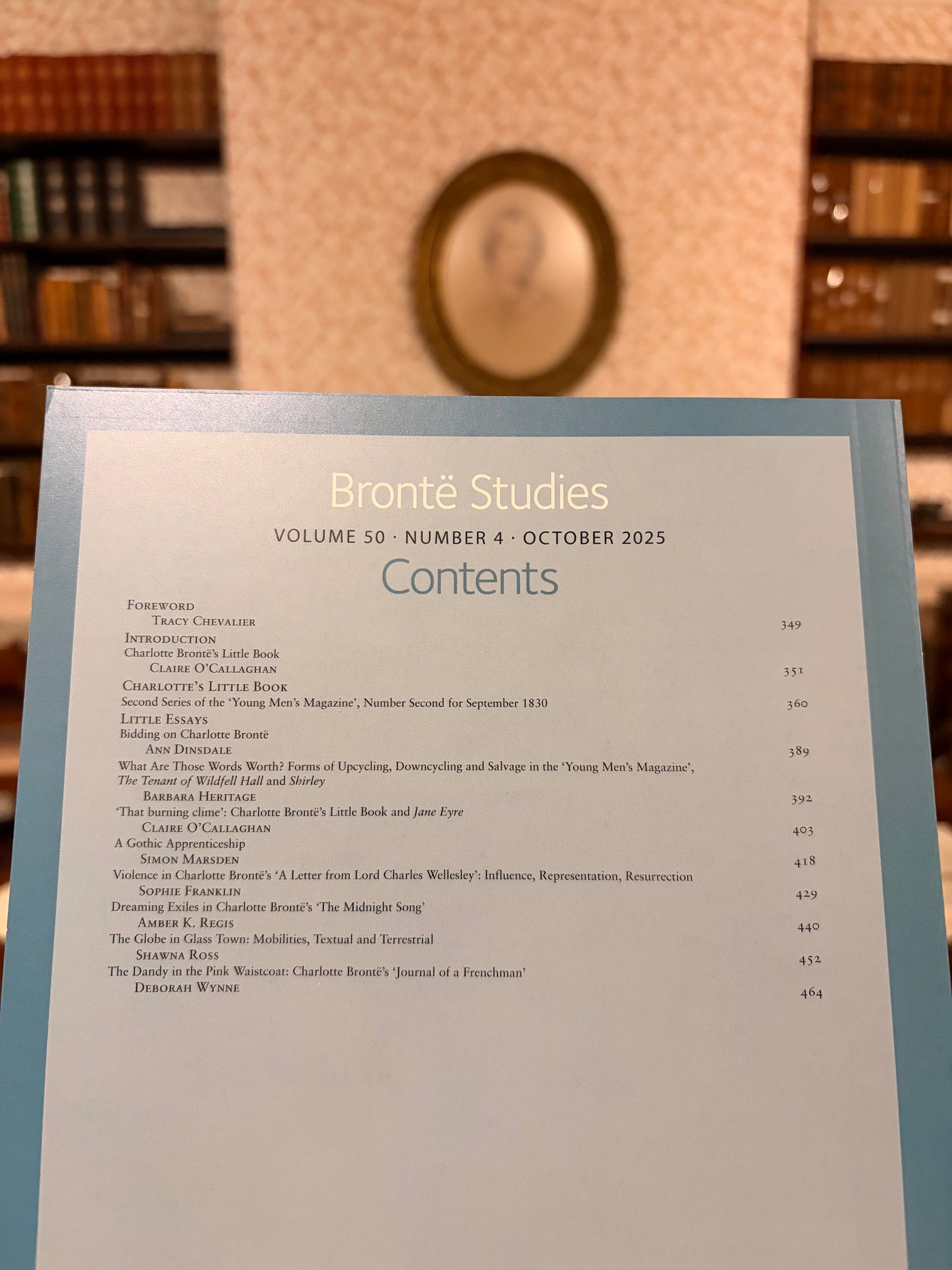 Brontë Studies Special Issue: Charlotte Brontë's Little Book