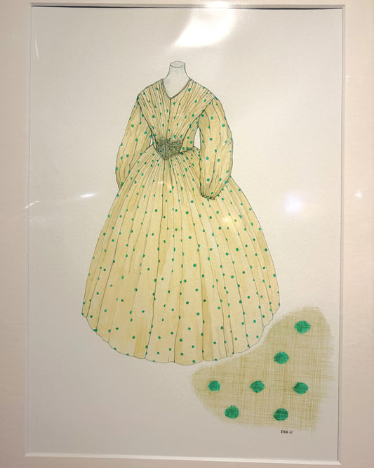 Eleanor Houghton Print: Charlotte Brontë’s Barège Dress