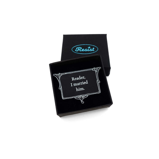 Brooch: Reader, I married him