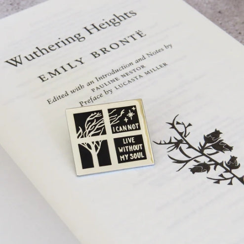 Wuthering Heights Enamel Pin Badge - Literary Emporium