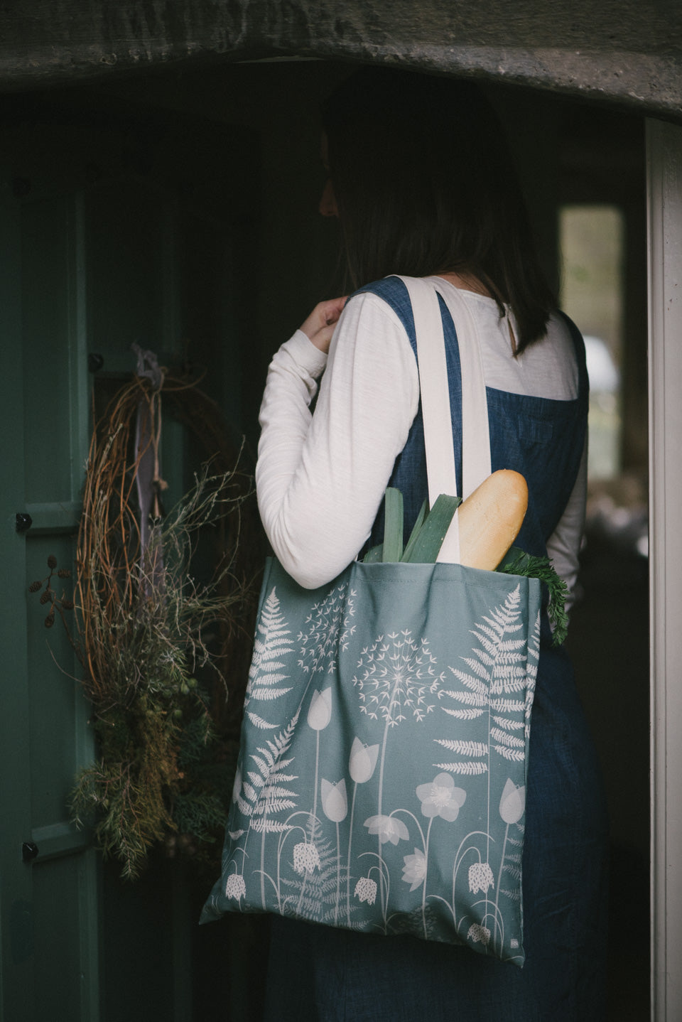 Tote Bag: Charlotte's Garden, by Hannah Nunn