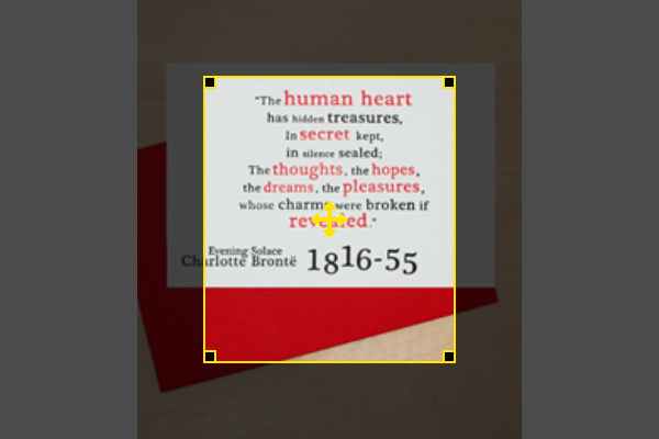 Vintage Ink: "The Human Heart" blank greetings card