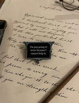 Brooch: I'm just going to write because I cannot help it