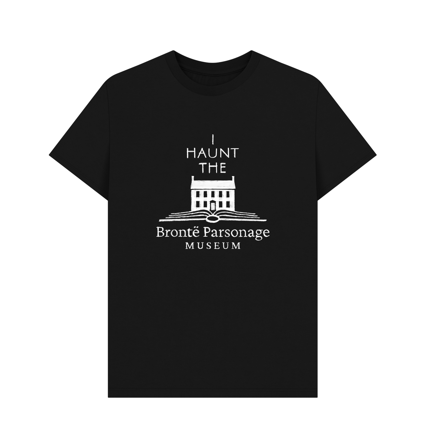 Black Printed T-shirt Front