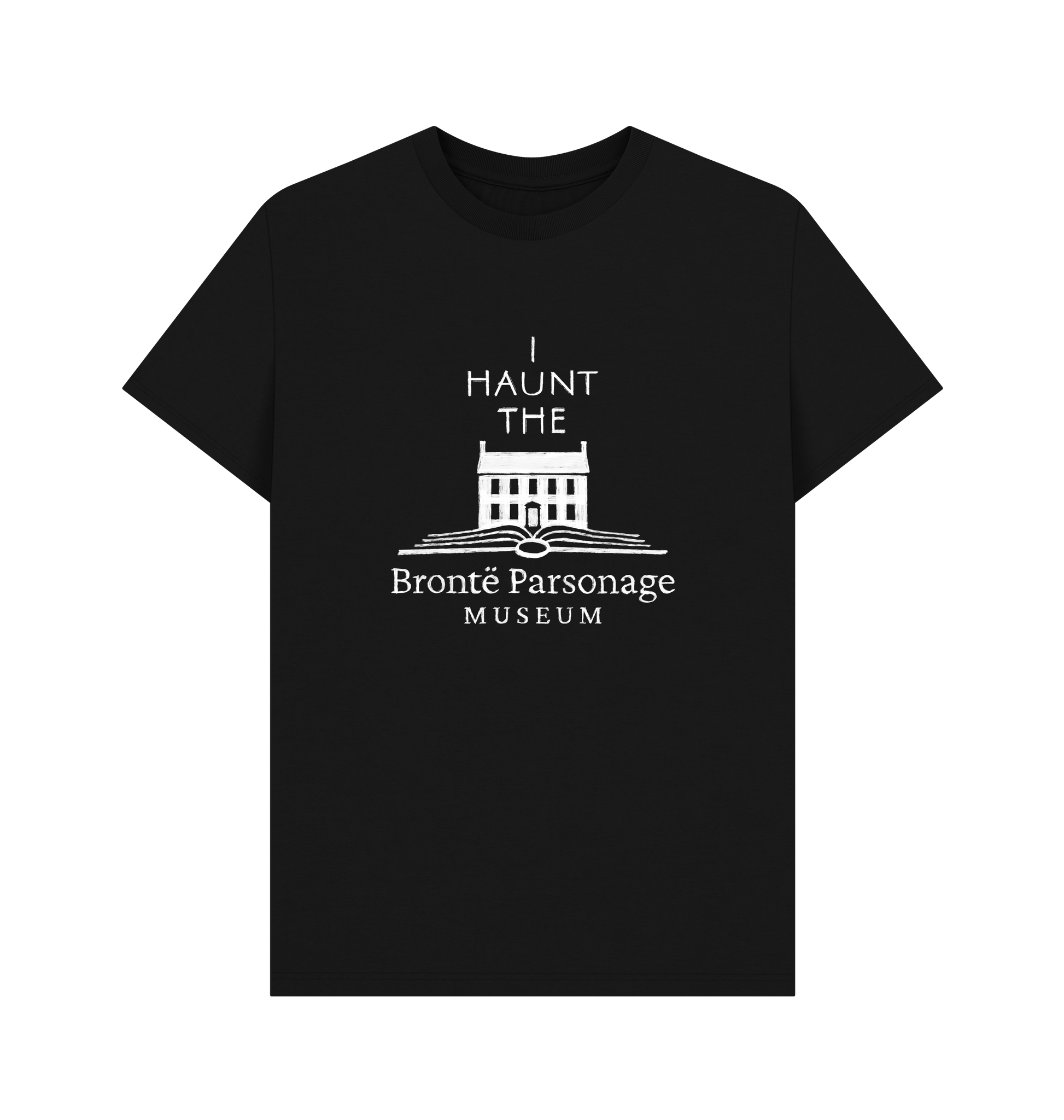 Black Printed T-shirt Front