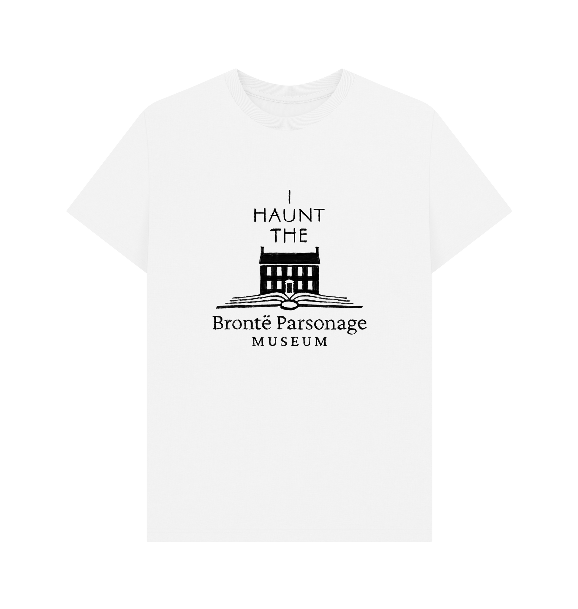 White Printed T-shirt Front