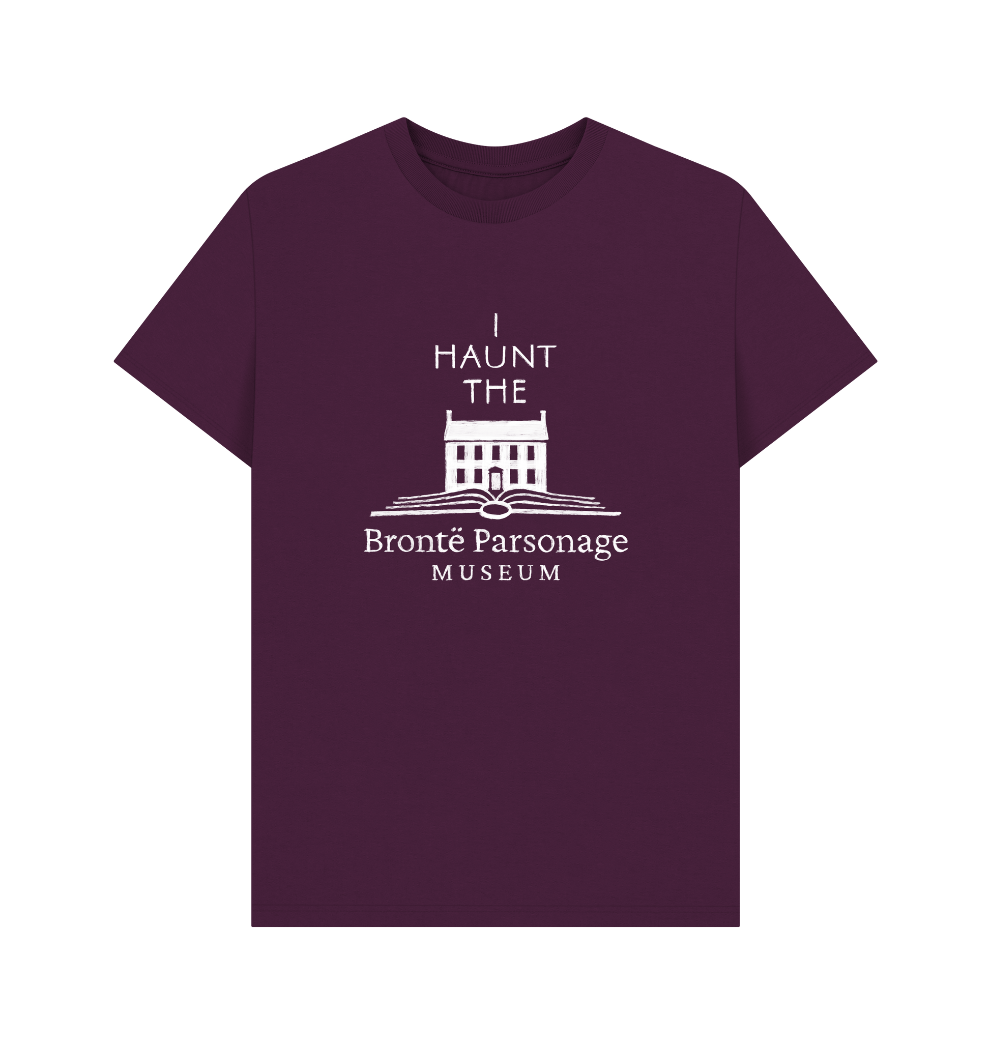 Purple Printed T-shirt Front