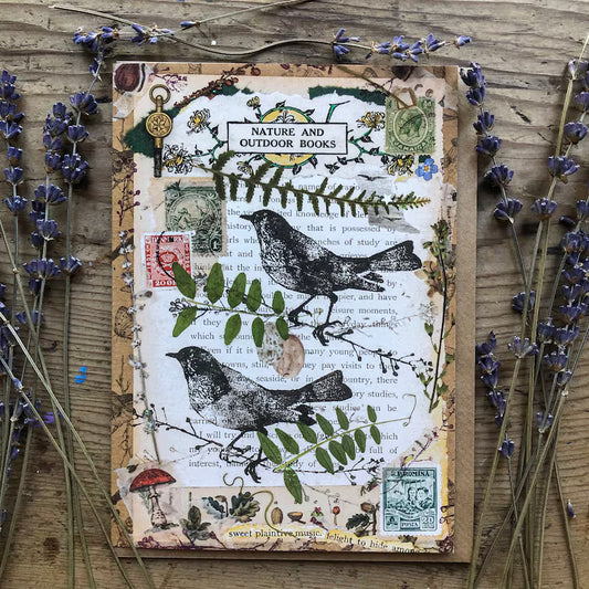 Stella Homewood: Vintage Birds and Botanicals Greetings Card